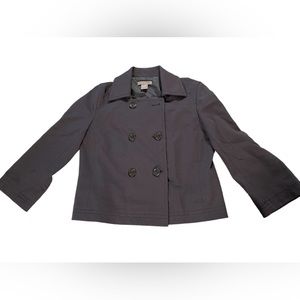 Ann Taylor Women’s Blazer 6 Navy Pea Coat